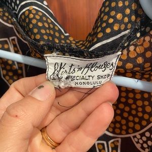 Vintage cover up. Made in Honolulu HI